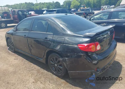2009 Toyota Corolla S from USA, damaged, VIN 2T1BU40E09C148149